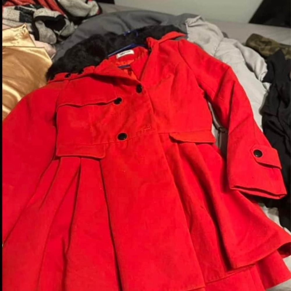 Red skirt Jacket